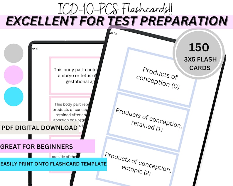 ICD 10 CM Flashcards: Medical Coding Study Guide (PDF)